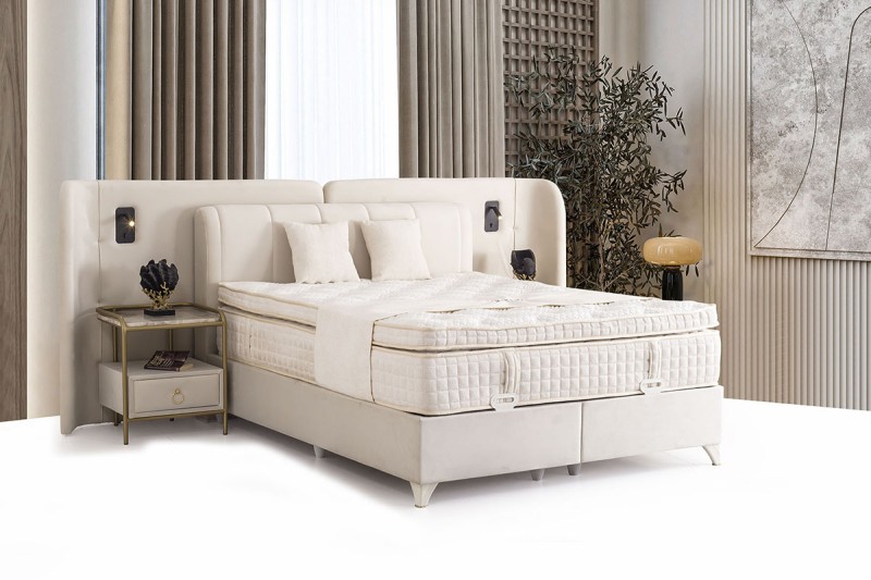 Lisbon 160*200 cm Bazalı&Başlık